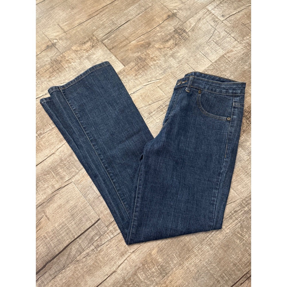 Bobbie Brooks Womens Dark Wash Bootcut Jeans Size 8 Blue Denim Stretch Classic